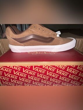 Vans Brown Suede Old Skool with White Midsole